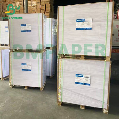 Dua Sisi Bleached Uncoated Coaster Board 60pt 80pt Absorbent Paper
