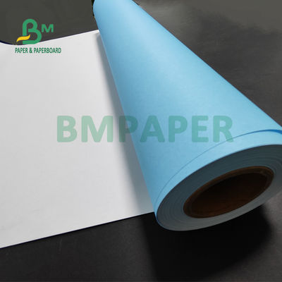 80gr Blue Paper Roll Putih Back Untuk CAD Teknik Gambar 880mm X 150m 3' Inti
