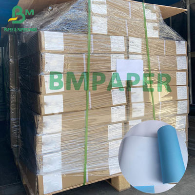 A0 A1 80gms Kertas cetak biru Putih Belakang 50 Meter Gulung 2 inci Inti, 5 Pcs Sebuah Karton