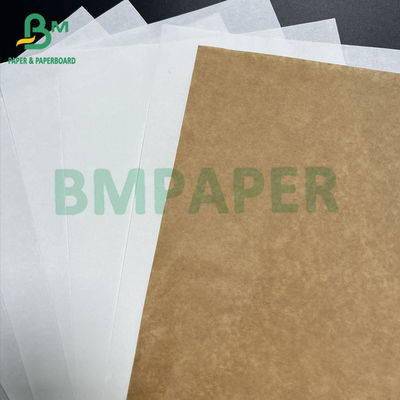 40 gsm + 10 gsm PE Putih Tidak Dicoklat Gula Brown Kertas Kemasan Butcher Paper Roll