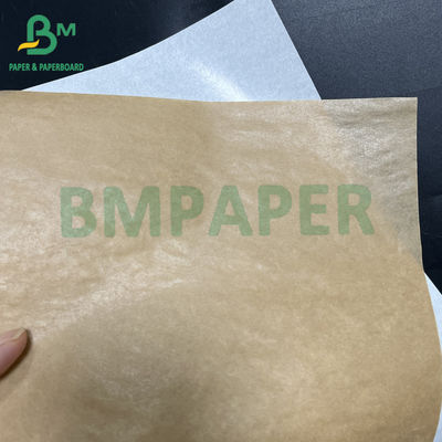 40 gsm + 10 gsm PE Putih Tidak Dicoklat Gula Brown Kertas Kemasan Butcher Paper Roll