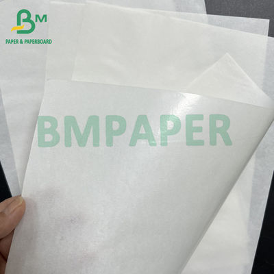 45 gsm + 10 gsm Satu sisi Glossy PE Coated Putih Burger Wrapping Paper Butcher Paper