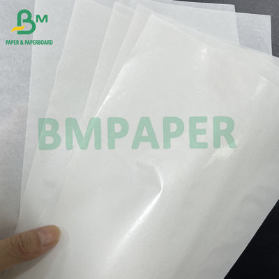 45 gsm + 10 gsm Satu sisi Glossy PE Coated Putih Burger Wrapping Paper Butcher Paper