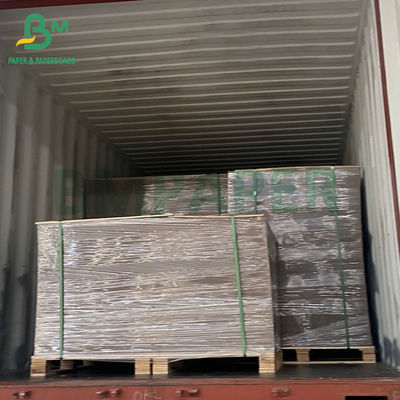 1300gm Hard &amp; High Folding Strength Laminated Grey ChipBoard Untuk Storage Box