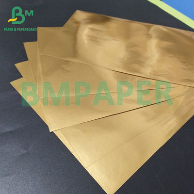 Ketahanan kelembaban dan tahan air Perak Aluminized Wet Strength Metalized Paper Untuk Pencetakan Label Bir