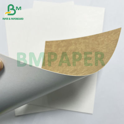 300gm Stabilitas cetak yang baik Satu sisi dilapisi Kraft Board Untuk kemasan makanan