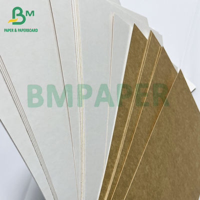 300gm Stabilitas cetak yang baik Satu sisi dilapisi Kraft Board Untuk kemasan makanan