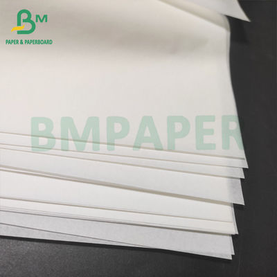 Putih Grease dan Oil Resistant Paper Rolls 35gm 50gm Excellent Grease Holdout