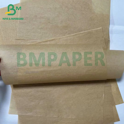 38 gsm Kertas Kraft yang Ramah Lingkungan dan Tahan Lemak Untuk Membungkus Makanan Ringan