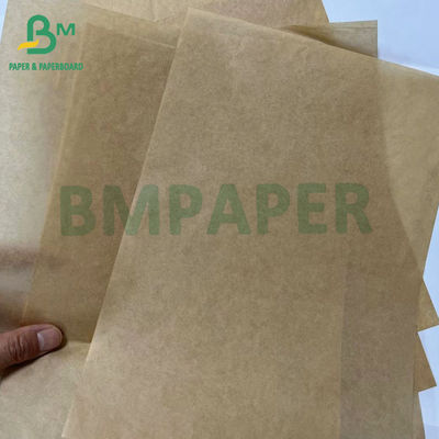 38 gsm Kertas Kraft yang Ramah Lingkungan dan Tahan Lemak Untuk Membungkus Makanan Ringan