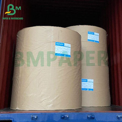 Putih Single Face Corrugated Cardboard Roll B Flute E Flute Untuk Pengiriman