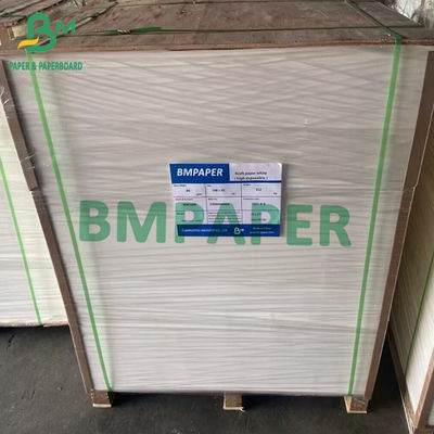 70gm 80gm 90gm Putih Putih Kraft Paper High Expandable Custom Sheet Ukuran 30cm - 250cm