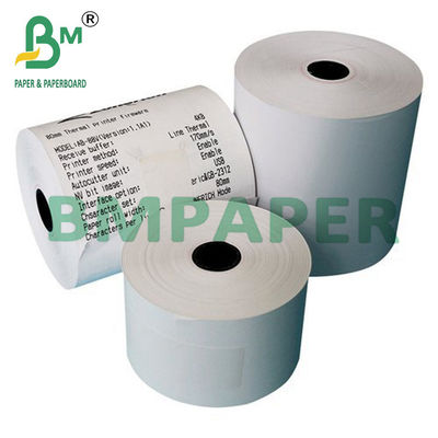 80*80mm 57*40mm Thermal POS Till Paper Rolls Digunakan Sebagai Kwitansi di Bank