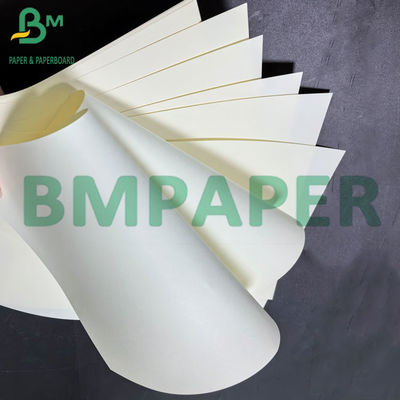 55gm 58gm Kertas tanpa lapisan Krim Tanpa Kayu Gading Lembut Baik Kertas Offset