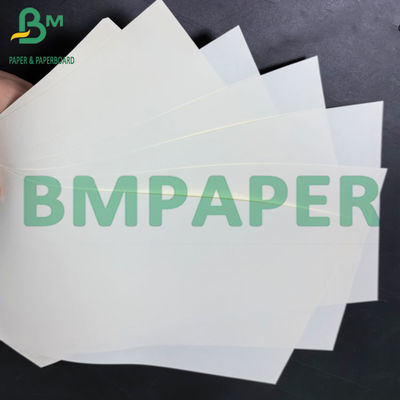 55gm 58gm Kertas tanpa lapisan Krim Tanpa Kayu Gading Lembut Baik Kertas Offset