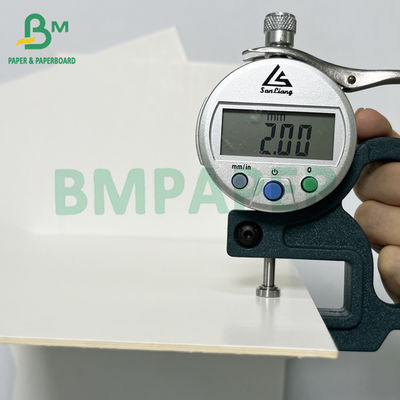Percetakan yang baik Lempar 2mm Kardus Putih Lembar Selulosa tebal