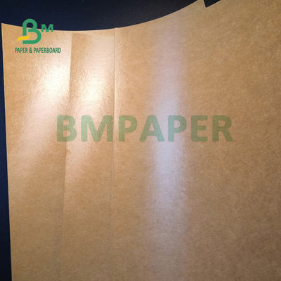 270gm + 15g PE Brown Food Trays Box Paper Untuk Hamburger 850mm Greaseproof