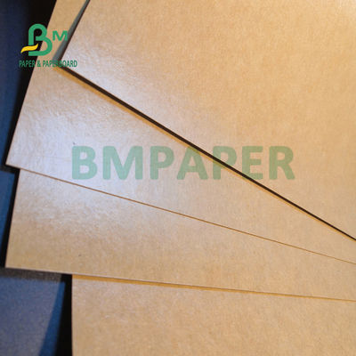 270gm + 15g PE Brown Food Trays Box Paper Untuk Hamburger 850mm Greaseproof