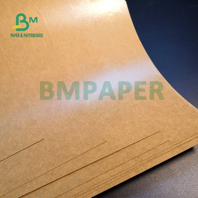 270gm + 15g PE Brown Food Trays Box Paper Untuk Hamburger 850mm Greaseproof
