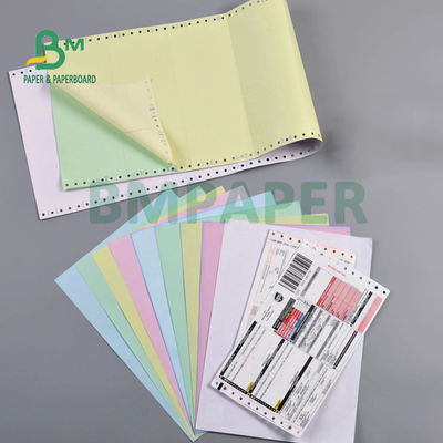 55gr Kantor Komputer Bill Printer Karbonless Paper 640 x 900mm Gambar Biru