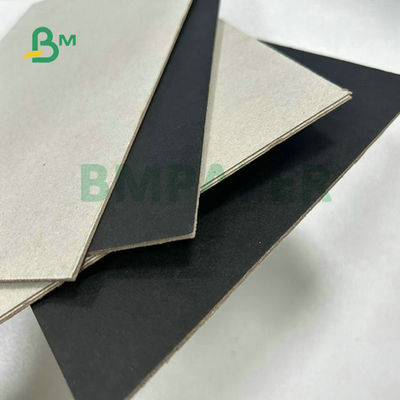 61 X 86cm Foto Album Halaman 1.5mm 2mm 3mm 1 Sisi Hitam Papan Pengikat Buku Dengan Belakang Abu-abu Untuk Kotak Hadiah