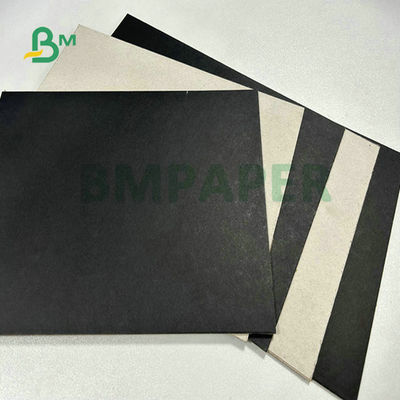 61 X 86cm Foto Album Halaman 1.5mm 2mm 3mm 1 Sisi Hitam Papan Pengikat Buku Dengan Belakang Abu-abu Untuk Kotak Hadiah