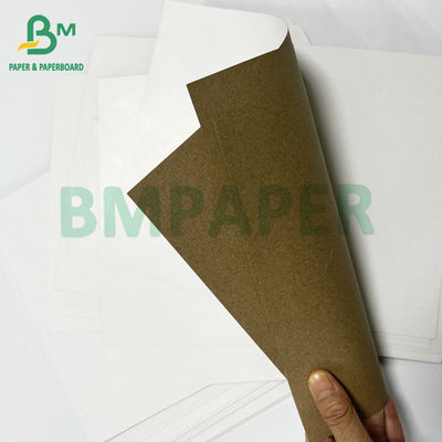 Tabung kertas 220 240 GSM Pulp Daur Ulang Papan kraft berlapis putih