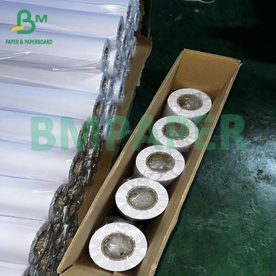 20LB 24 &quot;x 150&quot; CAD INK JET ROLLS Bond Putih 80gsm Plotter Paper Untuk Engineering Paper