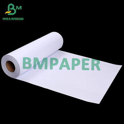 20lb 80gsm CAD Inkjet Printing Roll Bond Paper White Rolls 24&quot; 36&quot; Lebar 150ft Panjang