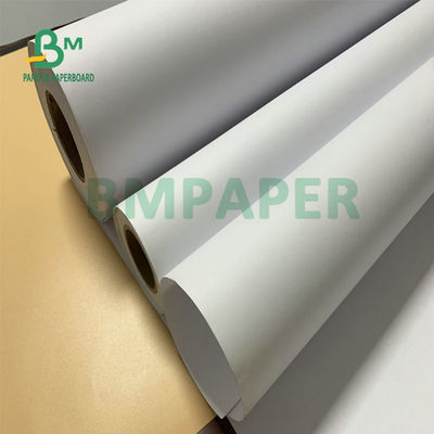 36' X 300ft Lapisan 28lb CAD Plotter Paper Bond Roll 3' Inti
