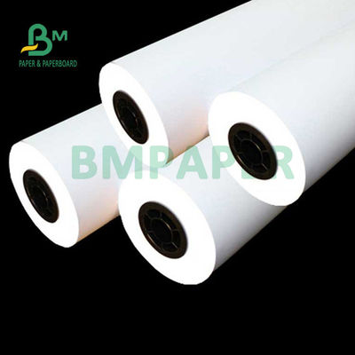 Wide Format CAD Inkjet Rolls 20lb Bond Paper Untuk Teknik Gambar 24' X 150'
