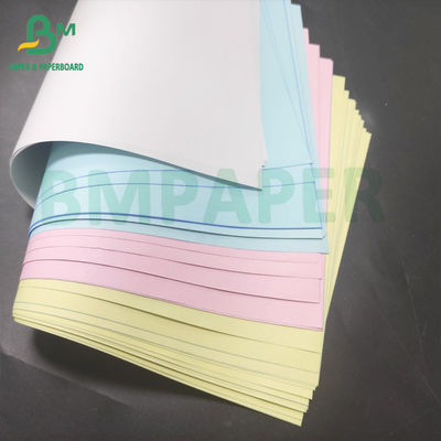 Lembar besar dan gulungan Karbonless NCR Paper Multi Color Untuk faktur dan kuitansi
