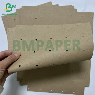 60&quot; 72&quot; 80grs Flat Micro Perforated Kraft Paper Untuk Mesin Pemotong Otomatis