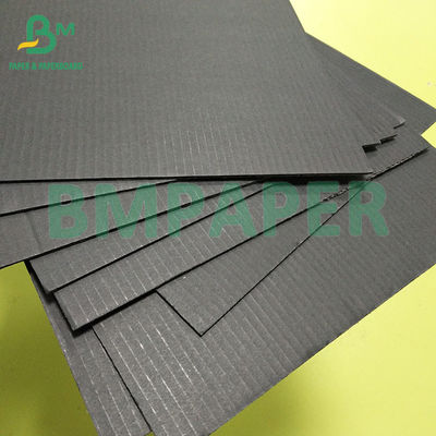1.5MM 2MM E Pit 110+110+110 Black Card Triple Layer Flute Corrugated Cardboard untuk Pengemasan Kertas