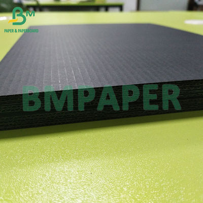 1.5MM 2MM E Pit 110+110+110 Black Card Triple Layer Flute Corrugated Cardboard untuk Pengemasan Kertas