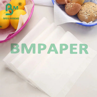 15 x 15 Inci Putih Komposable Sandwich Wrap Paper Untuk Delis