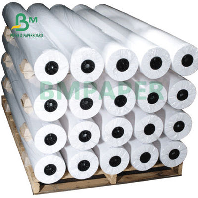 20lb Bond Paper Untuk Inkjet Plotter 30 &quot; 36' x 500ft 3 &quot; Inti 92 Putih Cerah