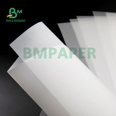 80gsm 113gsm Translucent White Tracing Paper Untuk Sketsa 610mm x 914mm