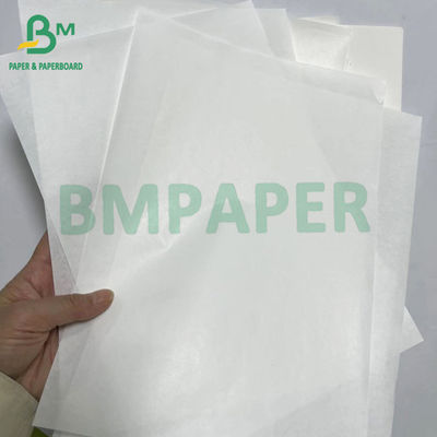 Daur ulang 40gsm G1S Kertas Kraft Berkualitas Pangan Putih