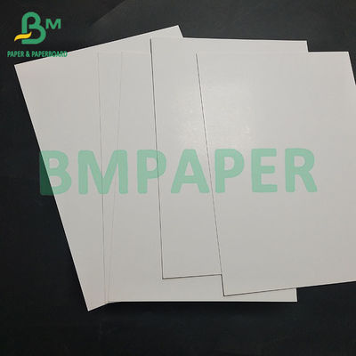 210-400gm Kartu Sampul Sampul Lembar Berlapis Dua Sisi Berkilau Putih Berkilau Tinggi Untuk Sampul Buku