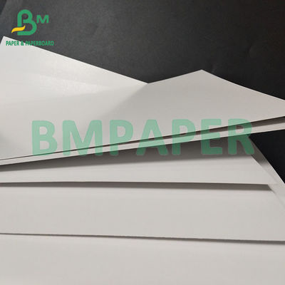 210-400gm Kartu Sampul Sampul Lembar Berlapis Dua Sisi Berkilau Putih Berkilau Tinggi Untuk Sampul Buku