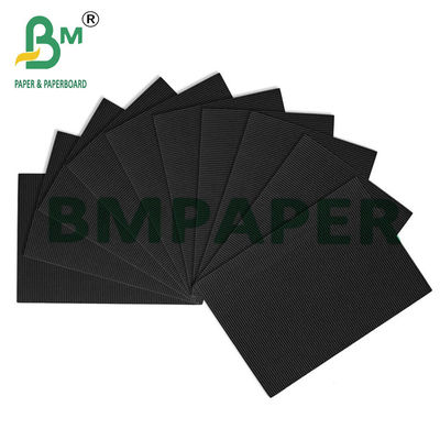 120g + 120g 2-Ply F kertas kardus bergelombang untuk kemasan warna hitam