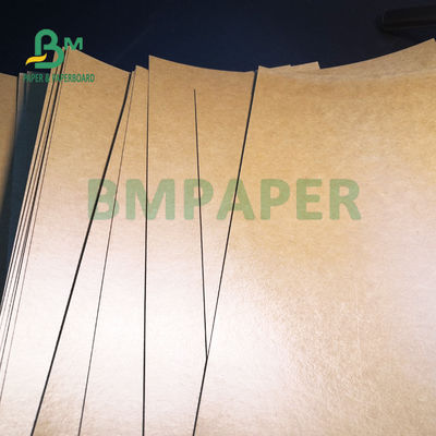 Waterproof 250gm + 15g PE dilapisi Kraft Paper Roll Untuk Cup sekali pakai 770mm