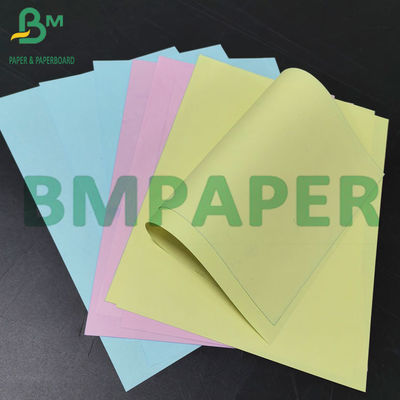 60gm 70gm Berkelanjutan Karbonless Paper Dalam Warna yang Berbeda Dari Pencetakan NCR