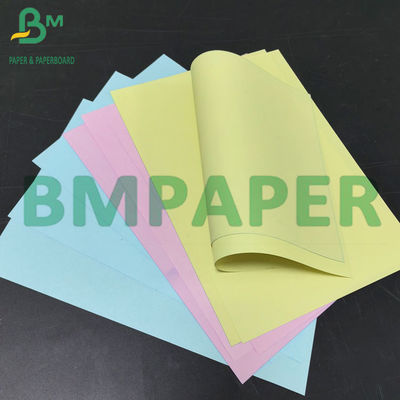 60gm 70gm Berkelanjutan Karbonless Paper Dalam Warna yang Berbeda Dari Pencetakan NCR