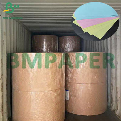 60gm 70gm Berkelanjutan Karbonless Paper Dalam Warna yang Berbeda Dari Pencetakan NCR