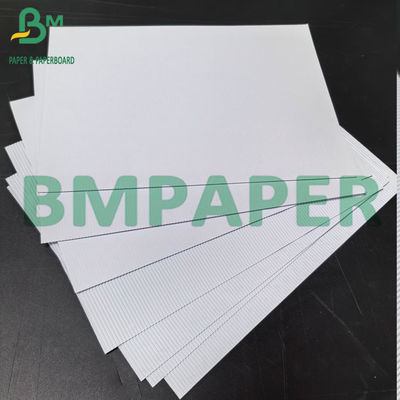1.5mm 2.5mm 3 lapis Putih Kardus Bergelombang Kemasan Lembar Kardus Putih