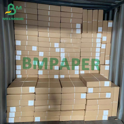 White Plotter Paper Roll In Carton A0 A1 A2 A3 A4 50meter Panjang 2 inci Core CAD kertas