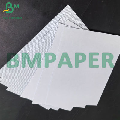 1mm 2mm F Flute 3 Lapisan Bleached High Stiffness Corrugated Board Untuk Kotak Mailer