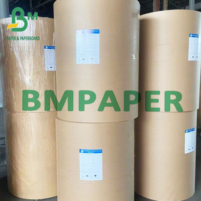 Brown Roll Packing High Strength Extensible Paper Untuk Kantong Kimia 50-120gsm